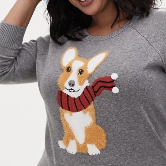 New Torrid Corgi Sweater 5 5X - Picture 1 of 3